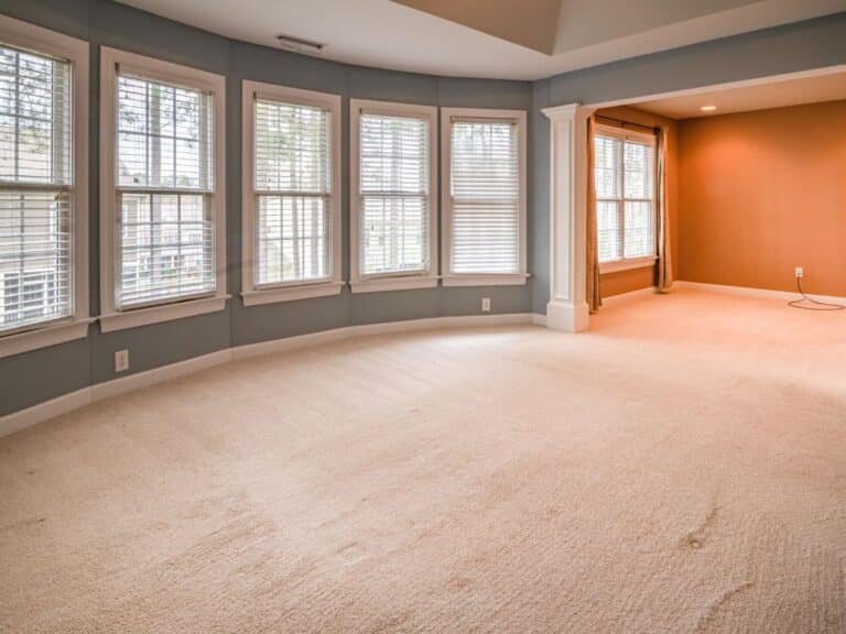 carpeted floor