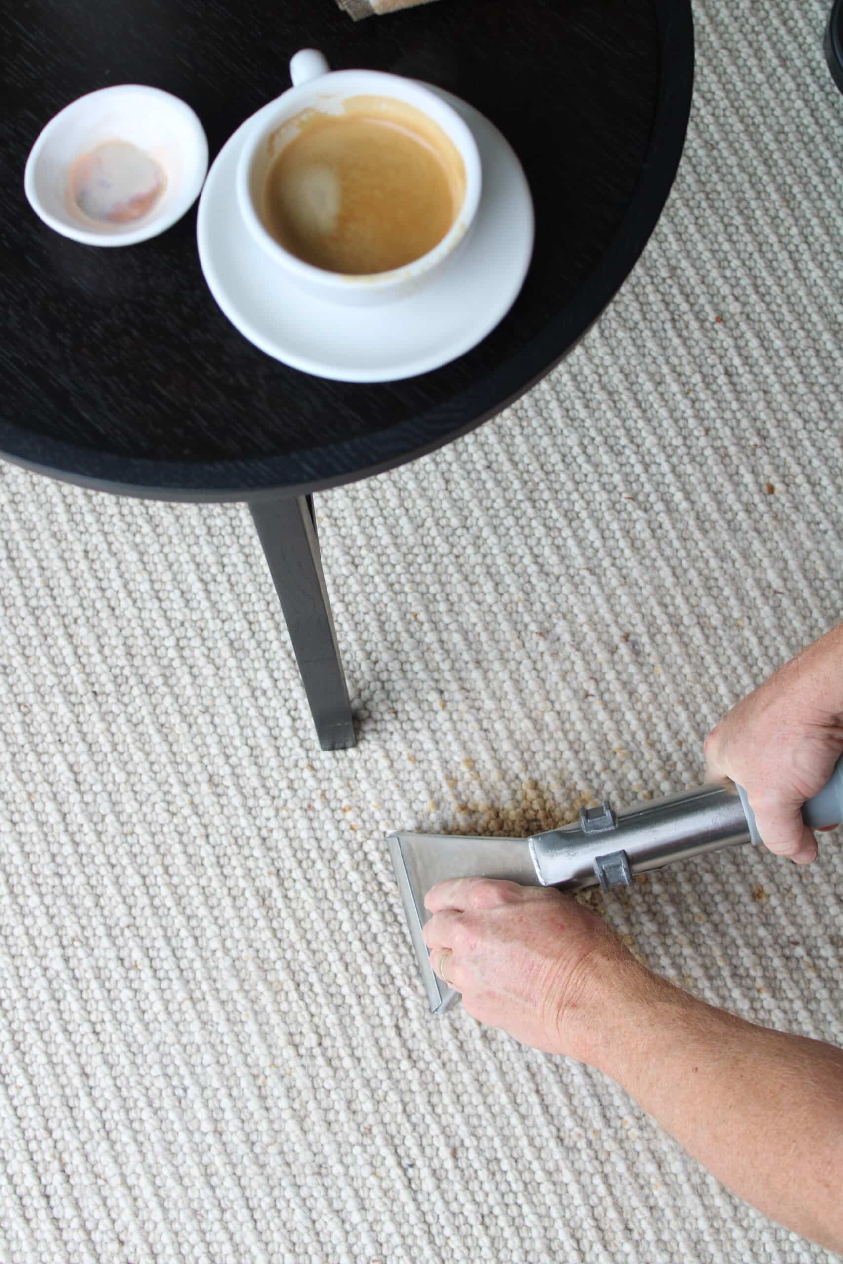 carpet coffee stain removal